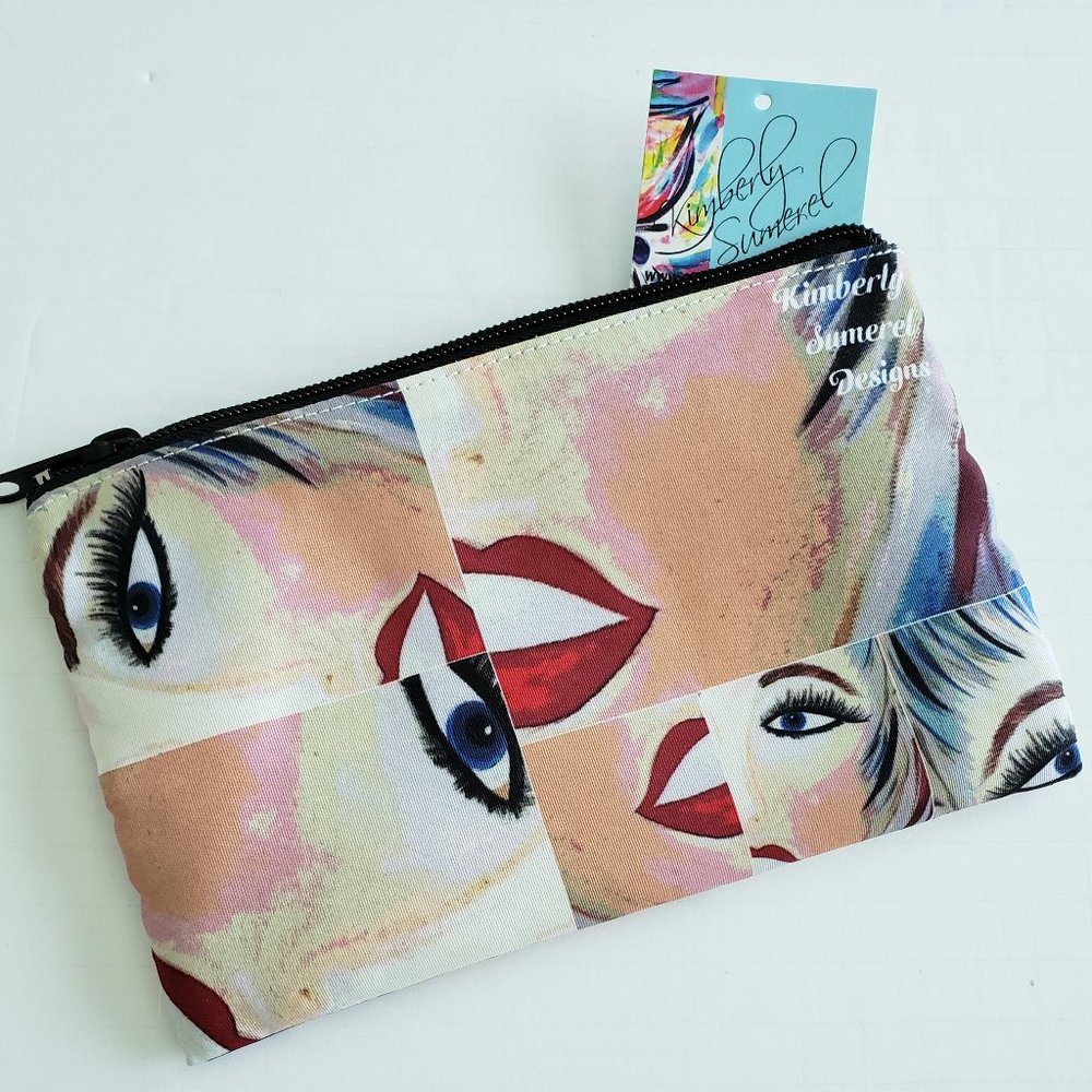 NEW Make Up Essentials Zippered Bag